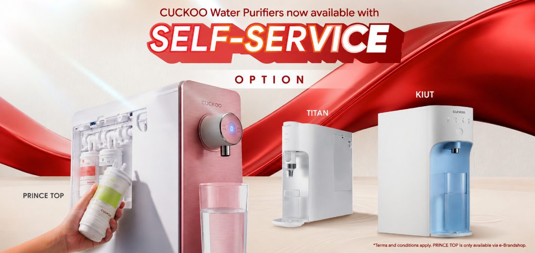 CUCKOO Water Purifier Self-Service Option